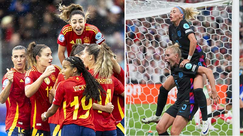 মেয়েদের ইউরোর ফাইনাল আজ  মুখোমুখি স্পেন-ইংল্যান্ড